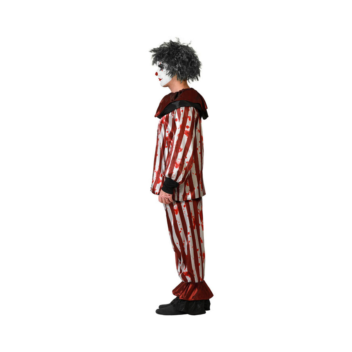 Red and White Striped Clown Costume XS/S