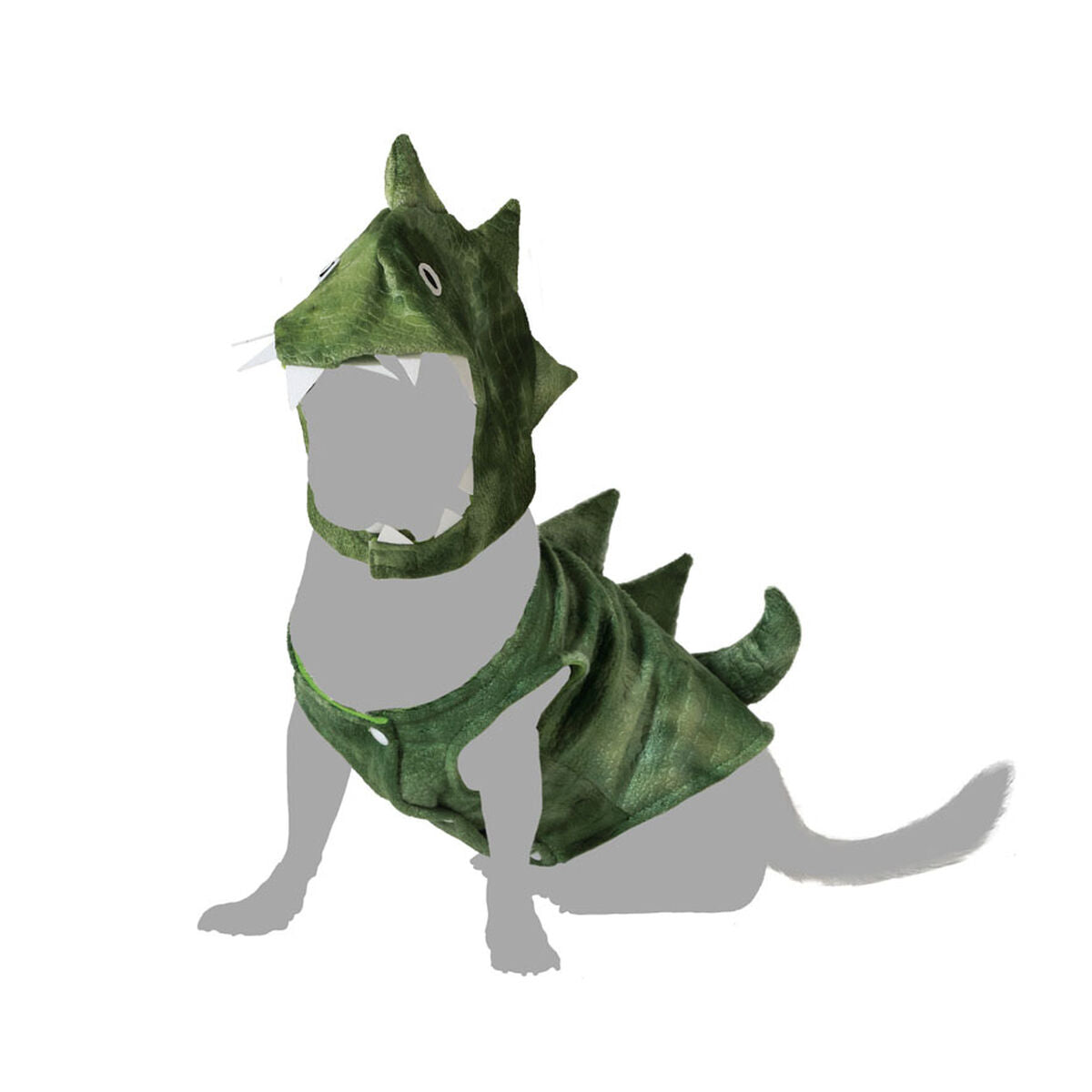 Dog Costume Size M Dinosaur-1