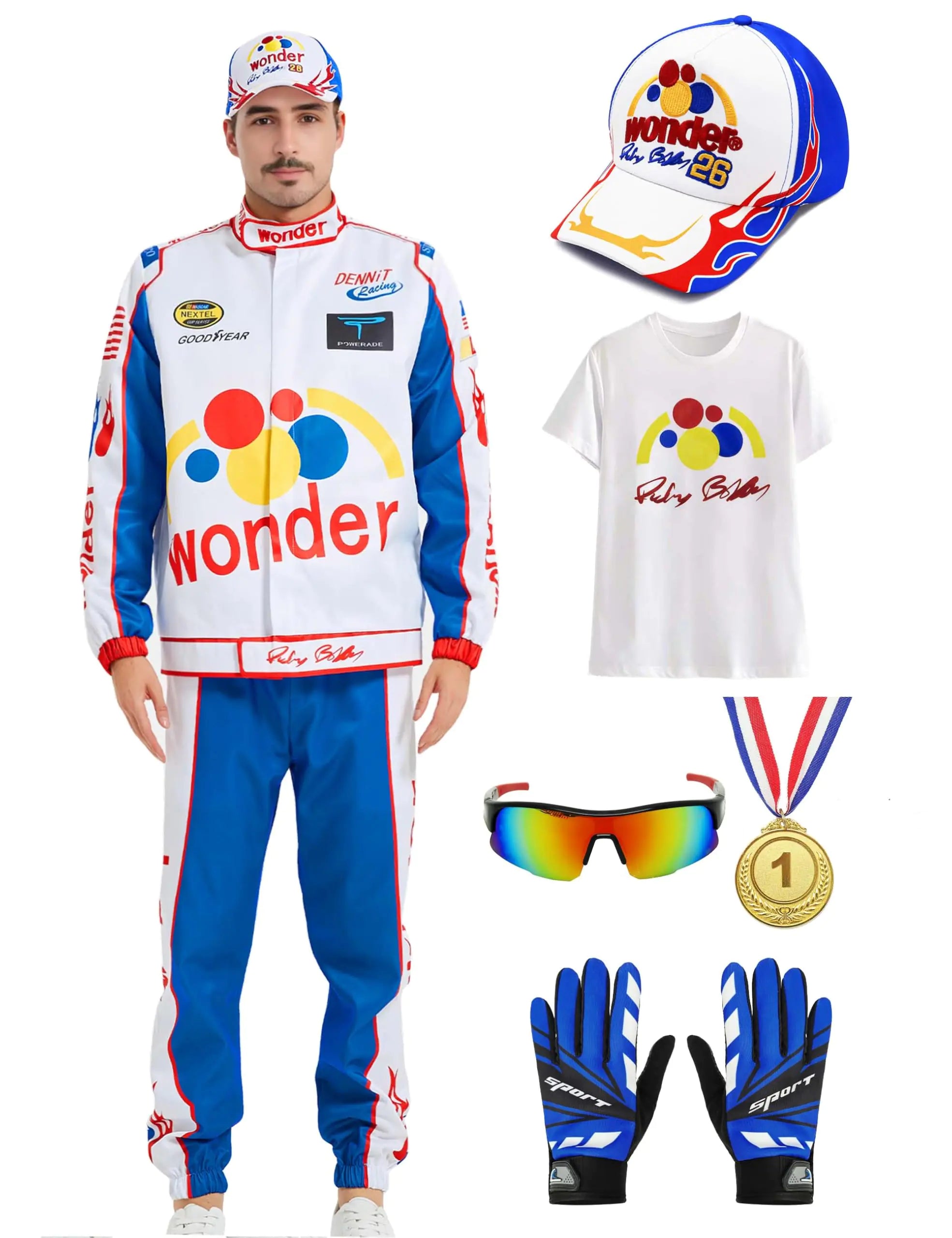 Ricky Bobby Costume Talladega Nights Costume